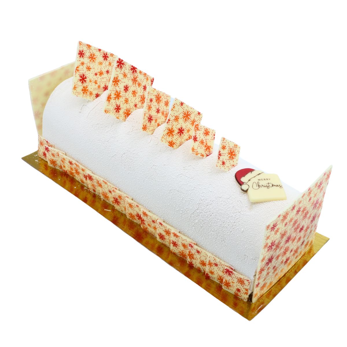 Pear Cinnamon Log Cake