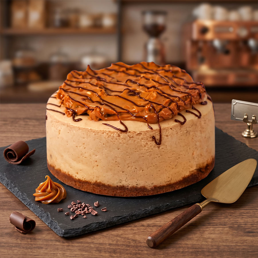 Caramel Pecan Turtle Cheesecake