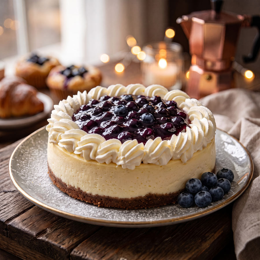 Citrus Blueberry Cheesecake
